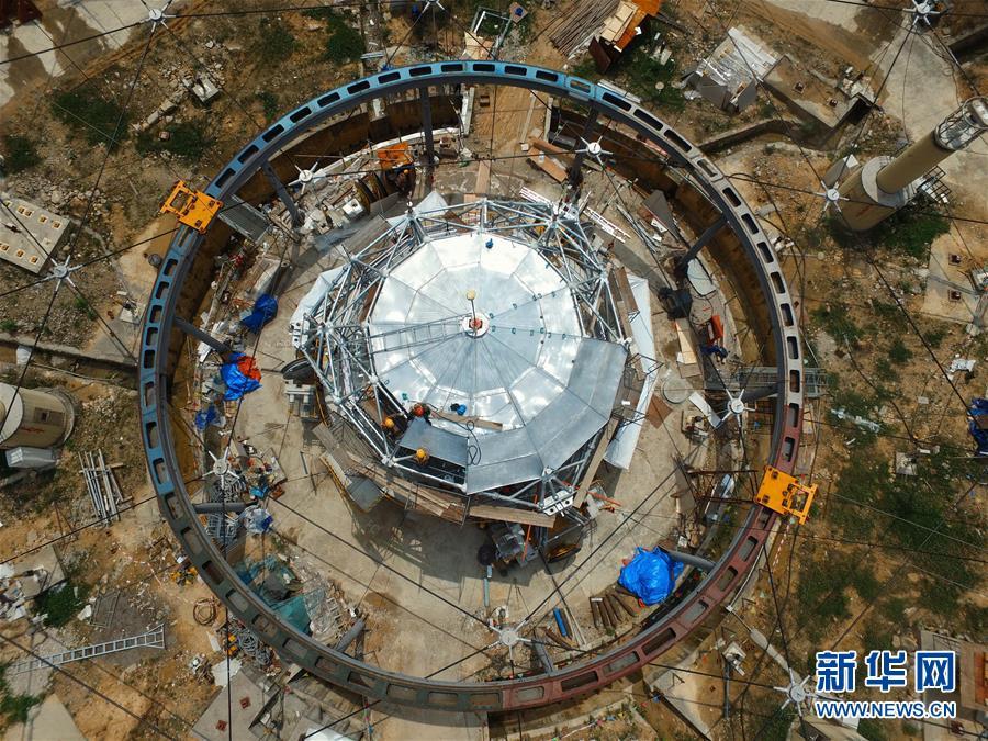 中国“天眼”FAST反射面安装下月将完成